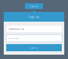 CSS3弹出Metro登录表单