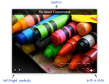 jQuery过渡滑动幻灯片 jQuery过渡滑动幻灯片网页特