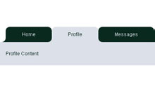 css3圆形修边tab标签 css3圆形修边tab标签网页特效