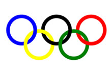 css3实现奥运五环颜色样式代码
