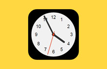 js+css3扁平化APP图标时钟动画