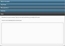 实用的CSS3 3D旋转垂直手风琴菜单