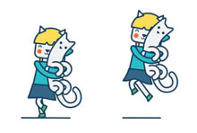 jQuery+CSS3实现人物跳动特效