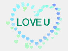 js跟随鼠标移动旋转心形特效