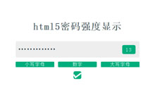 vue.js表单密码强度验证代码