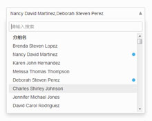 jQuery搜索框插件下拉菜单选择代码