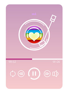 jQuery随身听音乐播放器代码