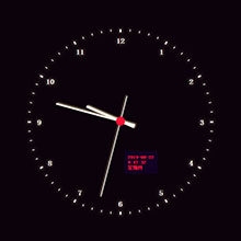 js圆形虚线指针时钟特效