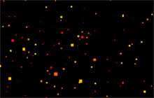 全屏3D悬浮粒子翻转HTML5特效