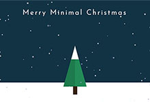 2021年圣诞节唯美下雪网页特效