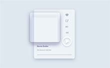 HTML5迷你音乐播放器网页特效