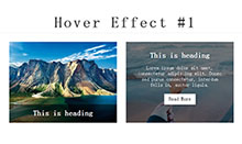 10款鼠标悬停遮罩显示文字特效