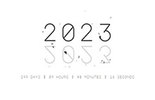 2023年新年倒计时网页特效