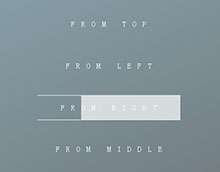 纯CSS3悬停文字边框动画特效