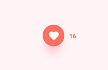 HTML5 SVG爱心加一动画特效