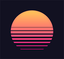 水面上的月亮CSS3动画特效