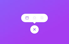 HTML5 SVG图标按钮菜单特效