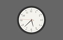 HTML5 SVG本地时钟代码