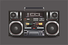 纯CSS3多功能录音机特效