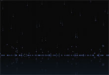 HTML5 Canvas雨滴掉落特效