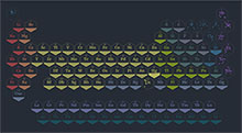 HTML5 SVG元素周期表动画特效