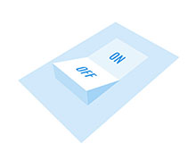 JS倾斜3D开关按钮交互特效