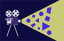 CSS3老式胶带电影机特效