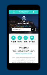 手机移动端旅游网站模板