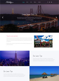 假日旅游公司HTML模板