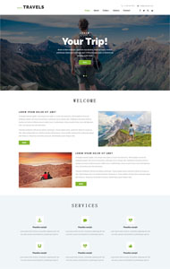 旅行公司HTML模板免费下载