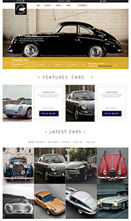 古董汽车收藏网站模板