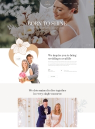 一站式婚纱摄影机构网站模板