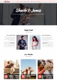婚纱摄影连锁机构宣传网站模板