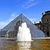Musée du Louvre out side's fountain